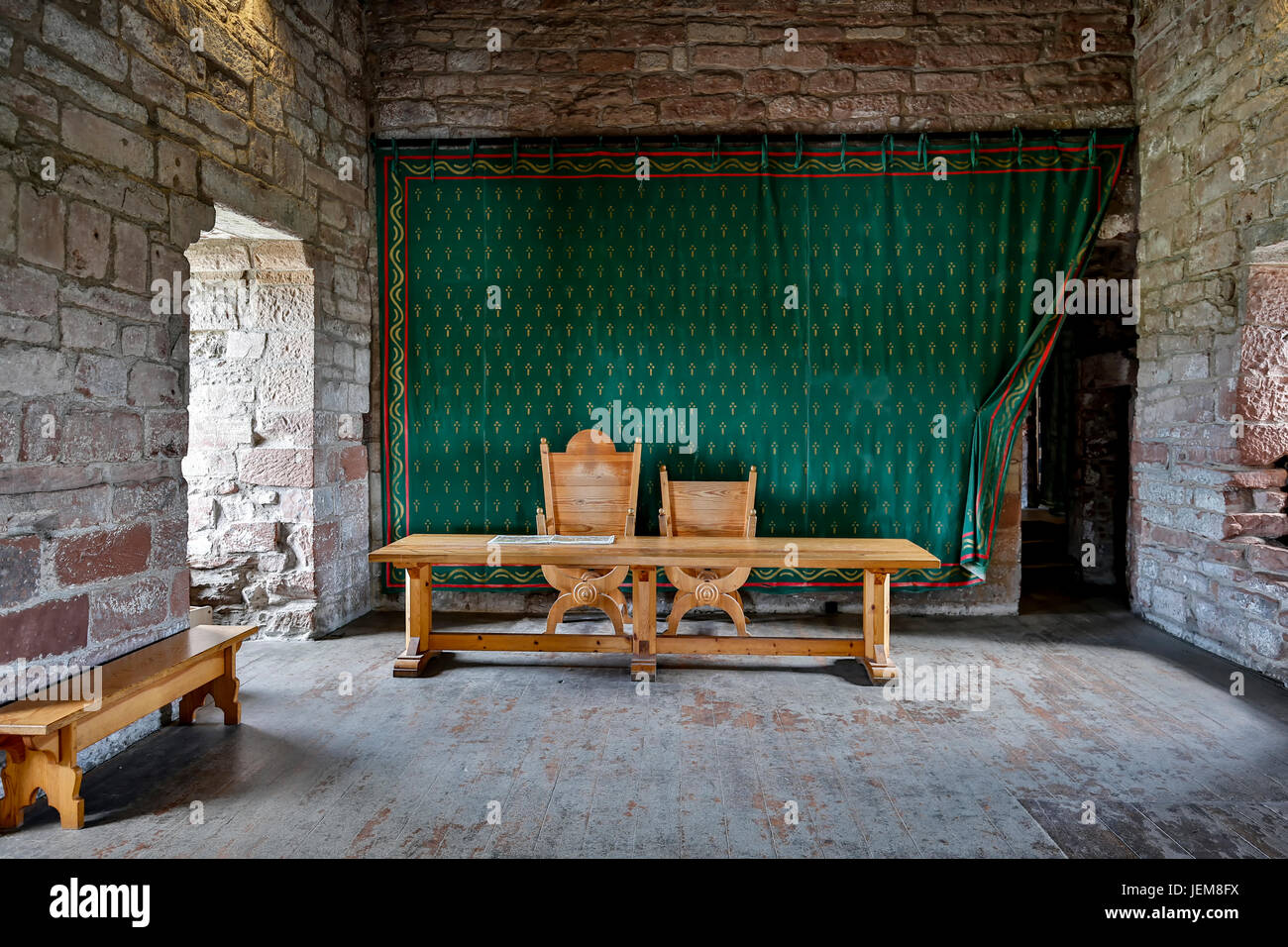 Audience room, Warden's apartment, Carlisle Castle, Carlisle, Cumbria