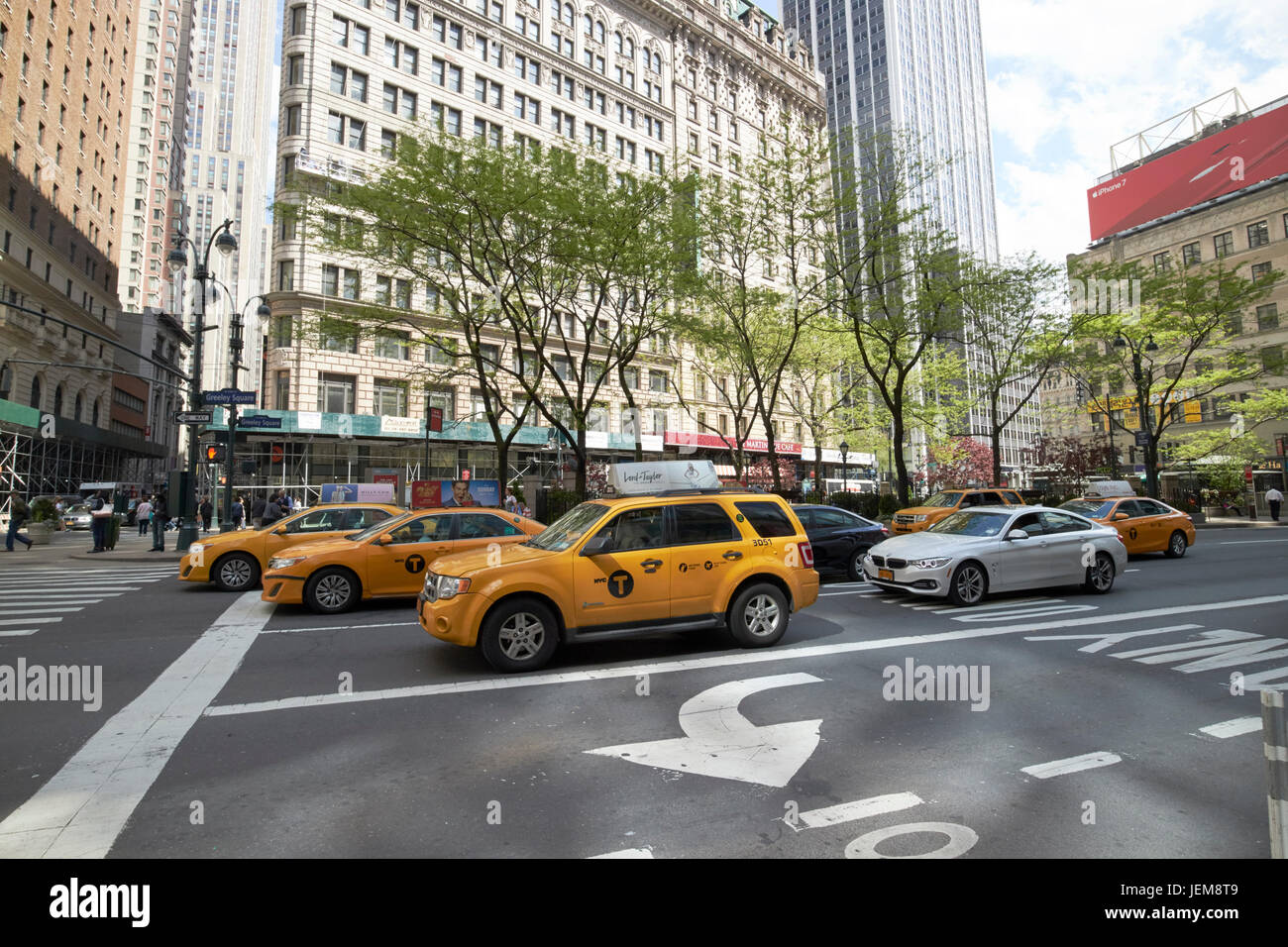 Greeley square New York City USA Stock Photo