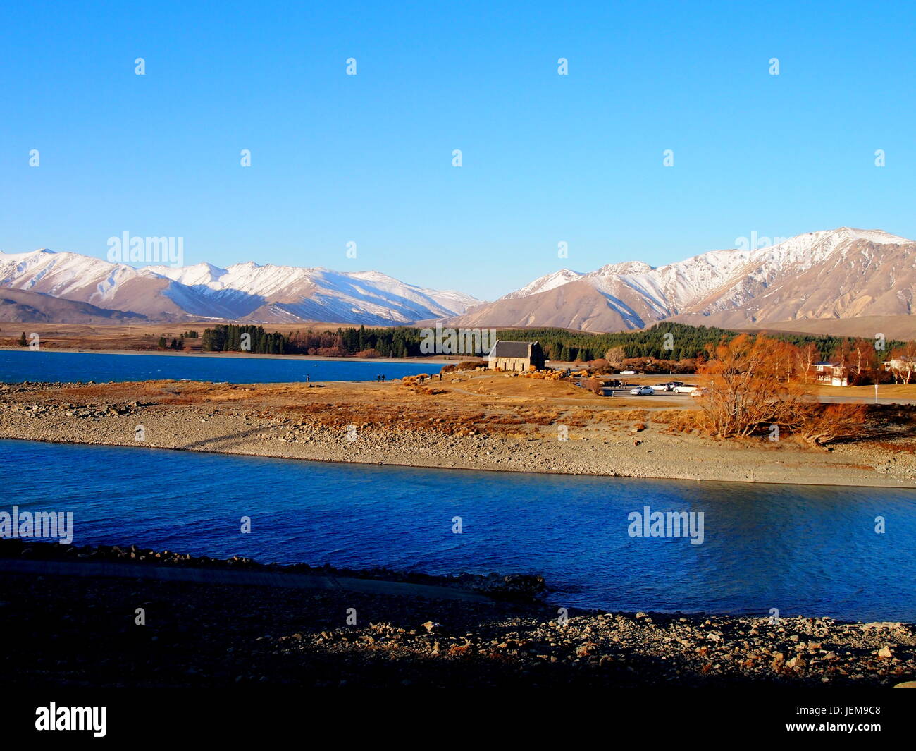 New Zealand - South Island, Lake Tekapo Church Stock Photo - Alamy