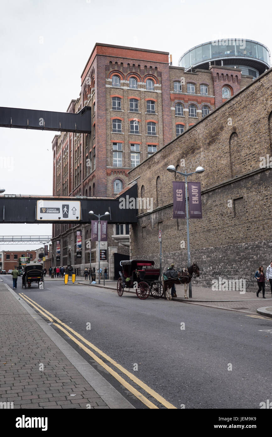 The Guinness Storehouse, St James's Gate, Dublin, Ireland Stock Photo