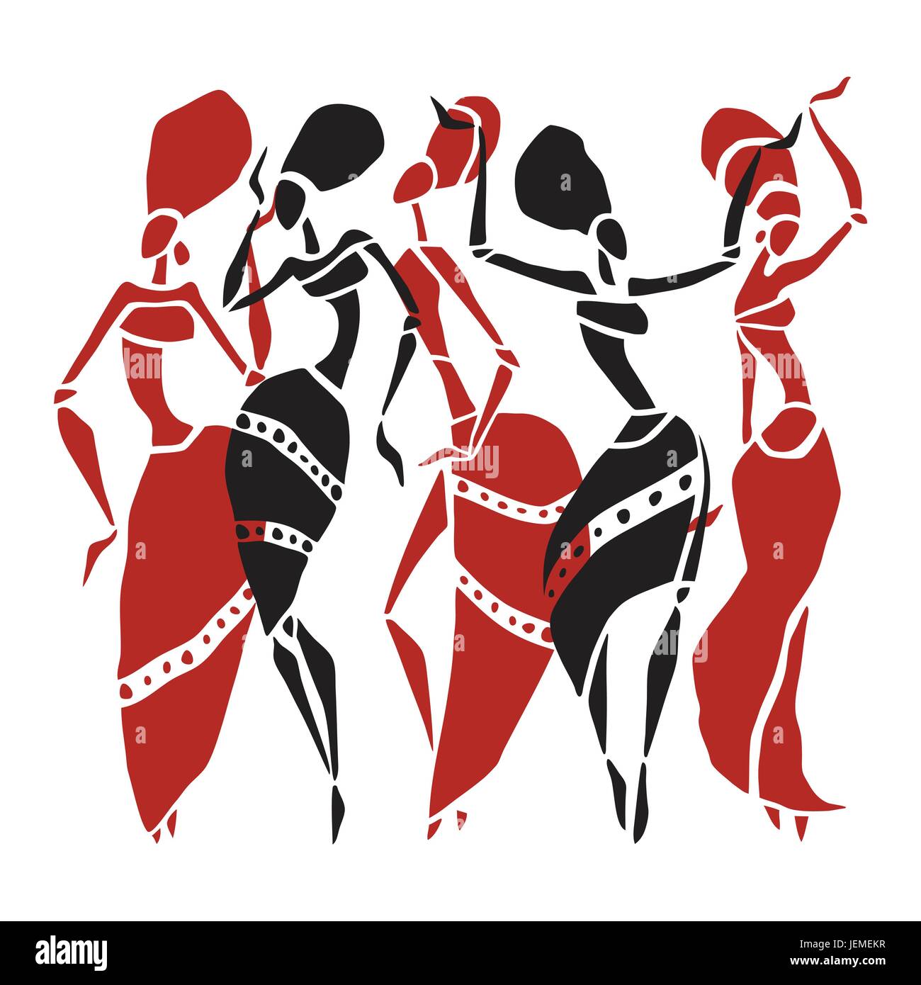 Beautiful dancers silhouette Stock Vector Image & Art - Alamy
