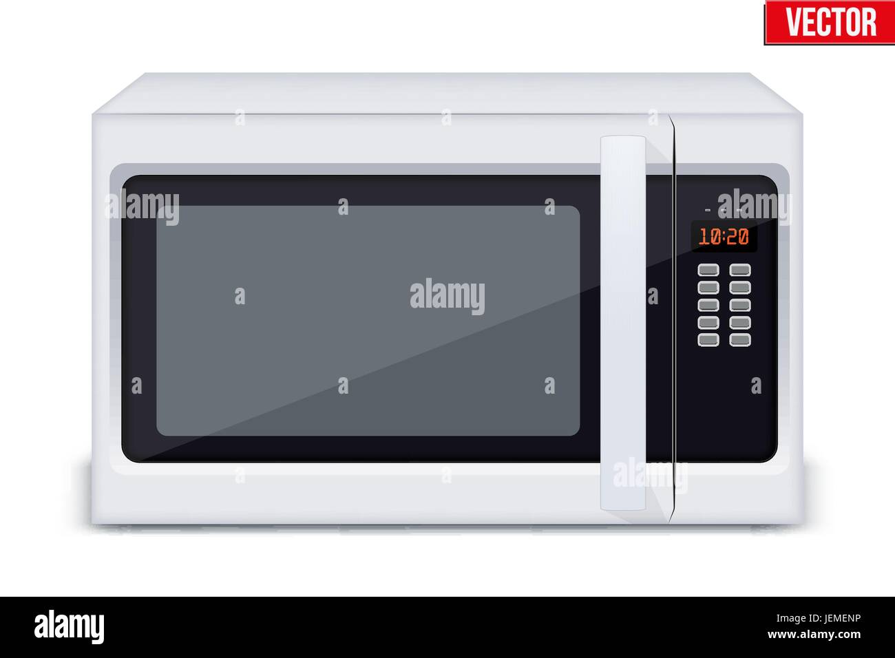Sample Microwave Oven Stock Vector