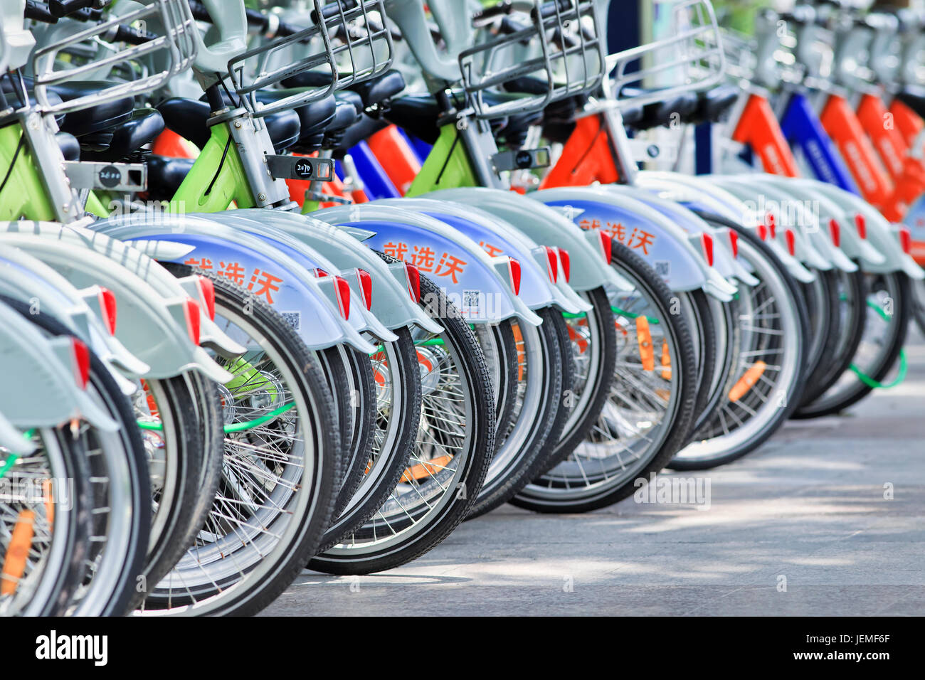 Public bike sharing program. Wuhan and Hangzhou Public Bicycle programs ...