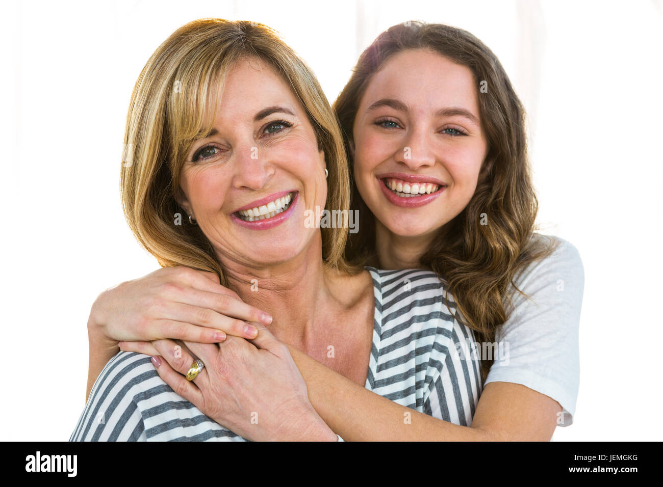 Pretty mother and daughter Stock Photo - Alamy