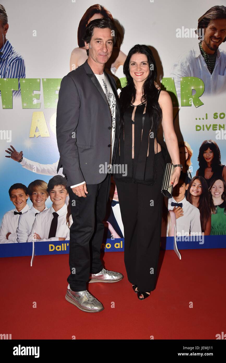'Teen Star Academy' premiere at Barberini cinema  Featuring: Stefano Pantano, Guest Where: Rome, Italy When: 25 May 2017 Credit: IPA/WENN.com  **Only available for publication in UK, USA, Germany, Austria, Switzerland** Stock Photo