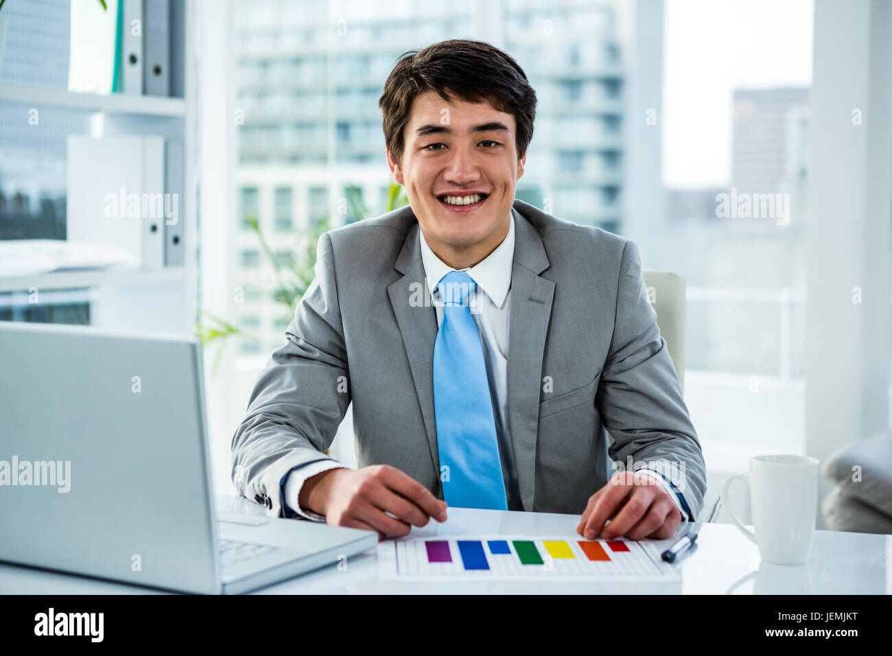 Portrait of asian businessman Stock Photo