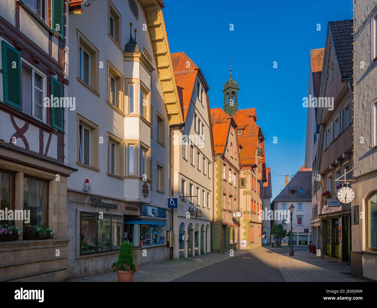 The historic centre at Sigmaringen, Baden-Württemberg, Germany, Europe Stock Photo