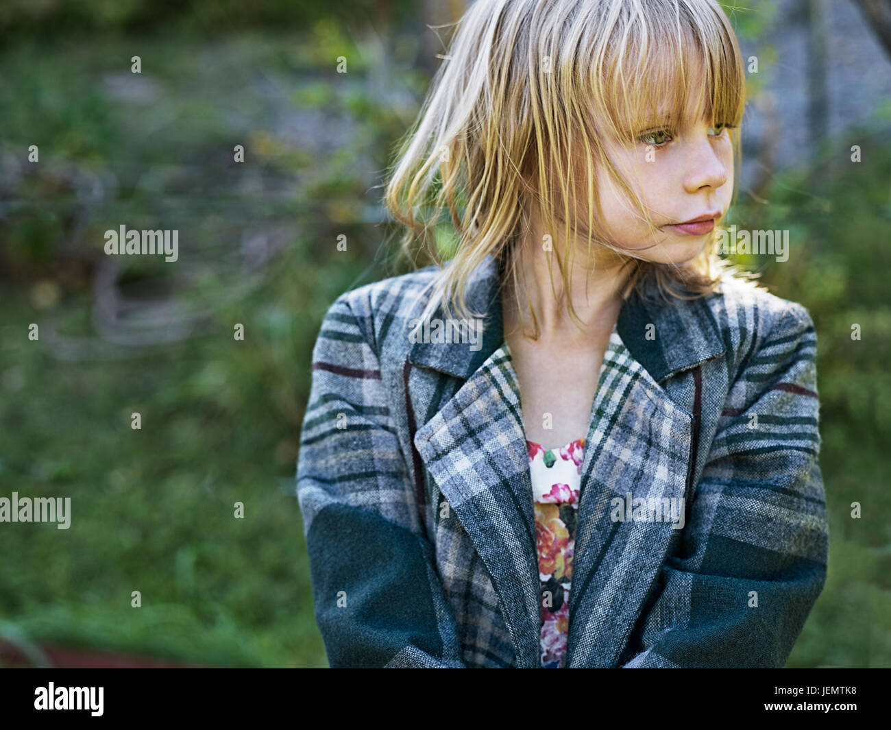 Wearing checked coat hi-res stock photography and images - Alamy