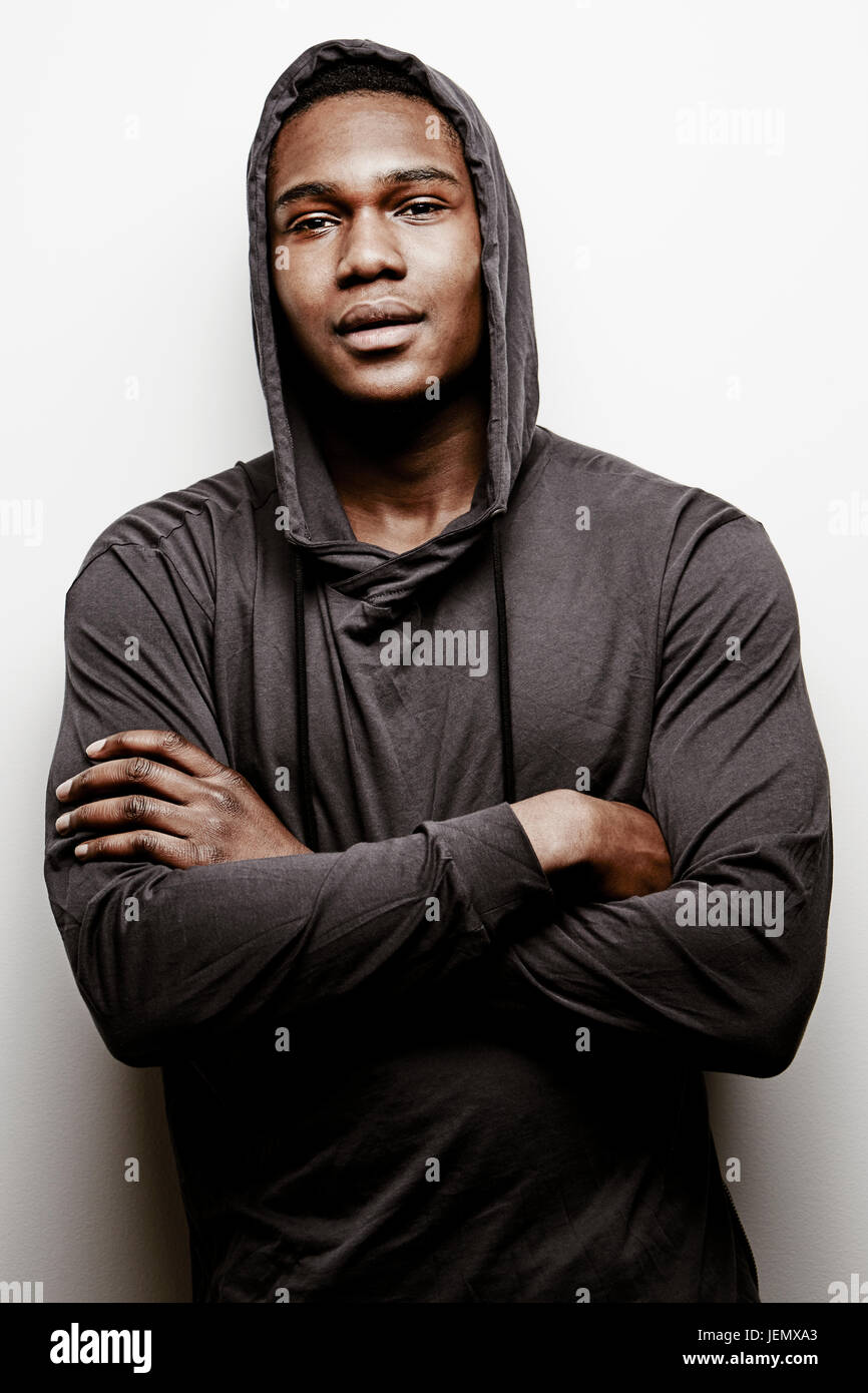 Portrait of young man, studio shot Stock Photo - Alamy