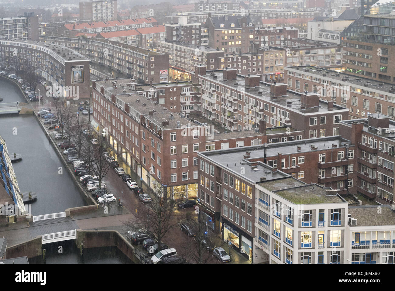 Blick über die Innenstadt Stock Photo