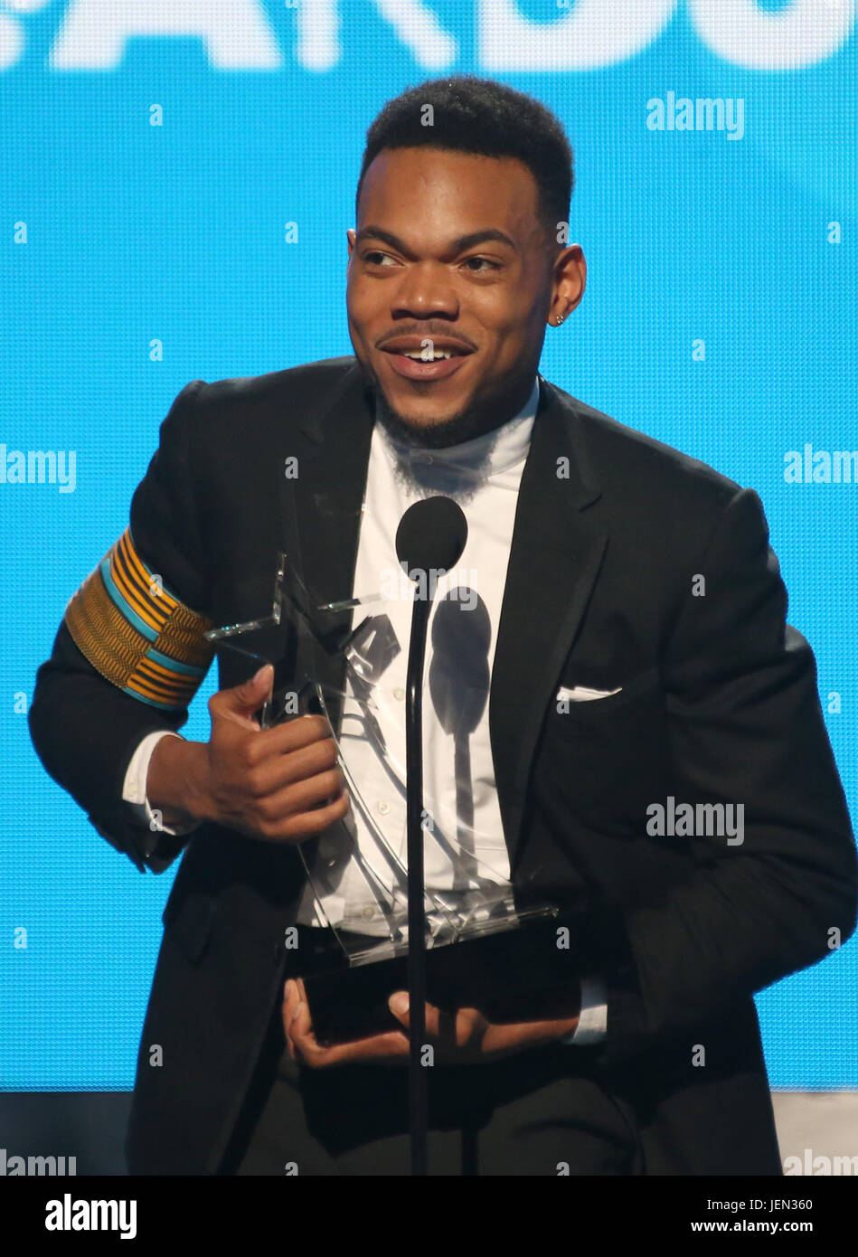 Los Angeles, Ca, USA. 25th June, 2017. Chance The Rapper at BET Awards ...