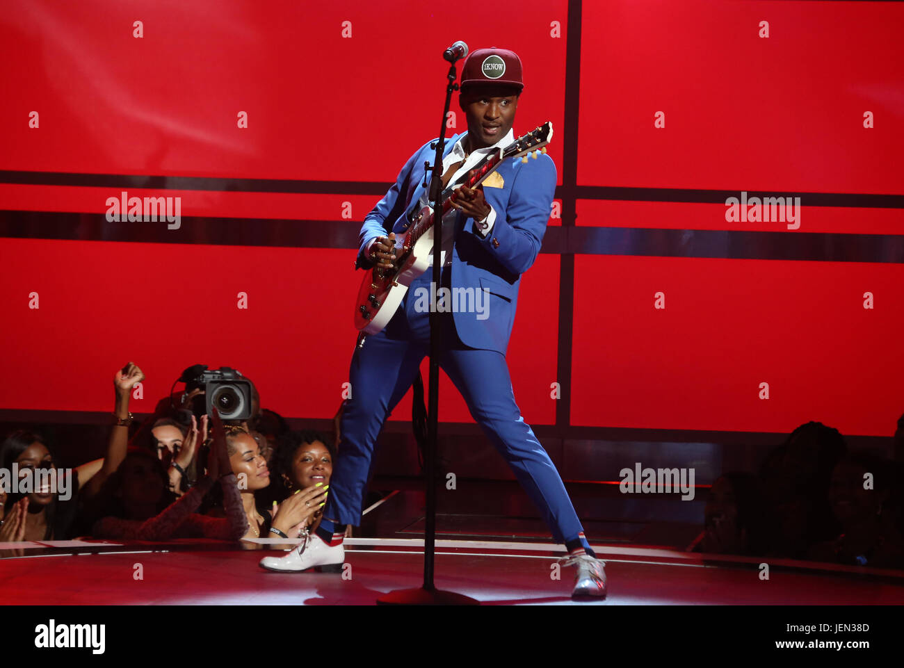 Los Angeles, Ca, USA. 25th June, 2017. Roman GianArthur at BET Awards 17 Show at the Microsoft Theater in Los Angeles, California on June 25, 2017. Credit: Faye Sadou/Media Punch/Alamy Live News Stock Photo