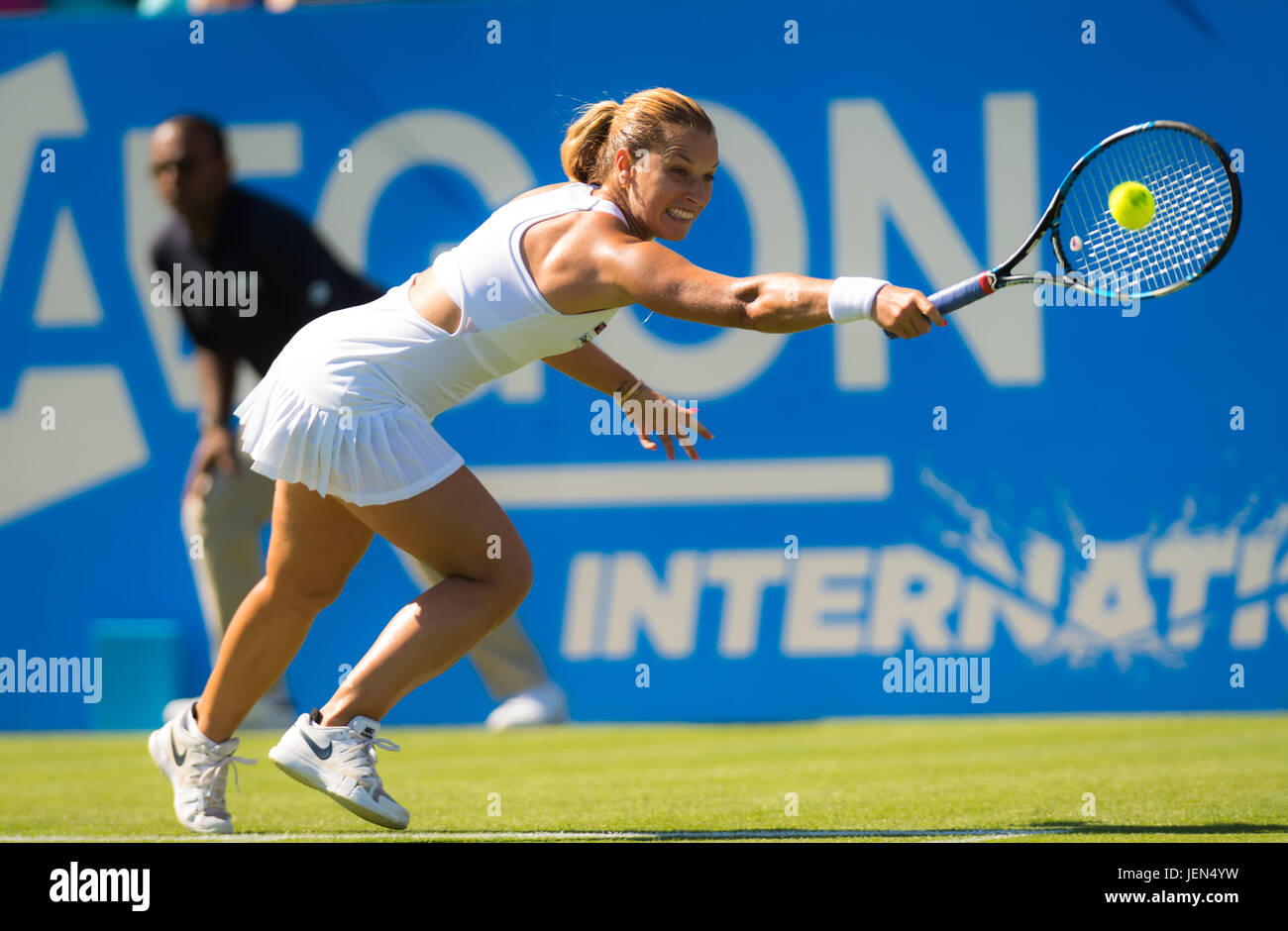 Eastbourne, UK. 26th June, 2017. Dominika Cibulkova at the 2017 Aegon International WTA Premier tennis tournament Credit: Jimmie48 Photography/Alamy Live News Stock Photo