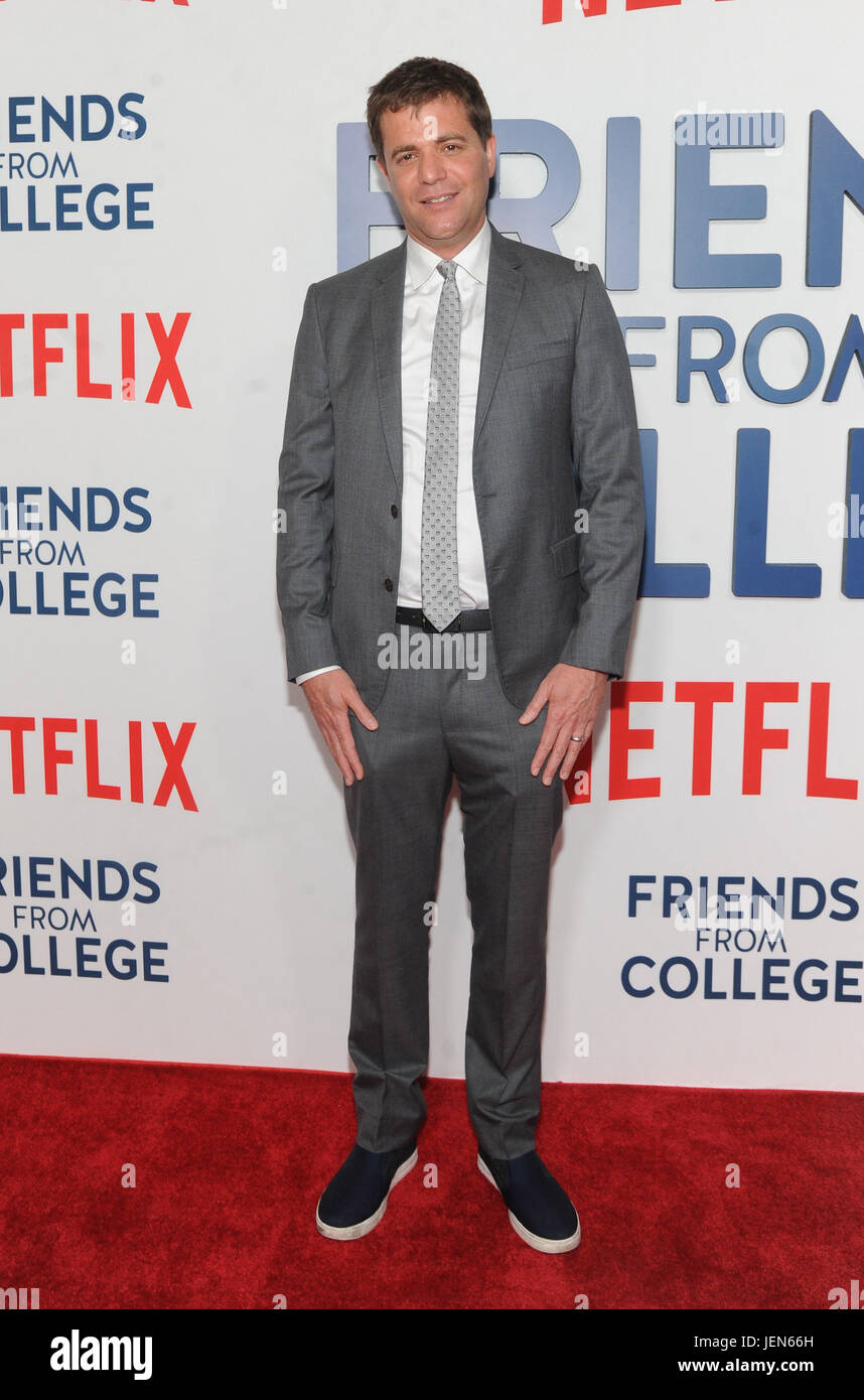 New York, New York, USA. 26th June, 2017. Director Nicholas Stoller attends the 'Friends From College' New York premiere at AMC 34th Street on June 26, 2017 in New York City. Credit: MediaPunch Inc/Alamy Live News Stock Photo
