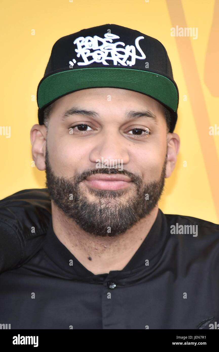 New York, NY, USA. 26th June, 2017. The Kid Mero at arrivals for 2017 NBA Awards on TNT, Basketball City at Pier 36, New York, NY June 26, 2017. Credit: Steven Ferdman/Everett Collection/Alamy Live News Stock Photo