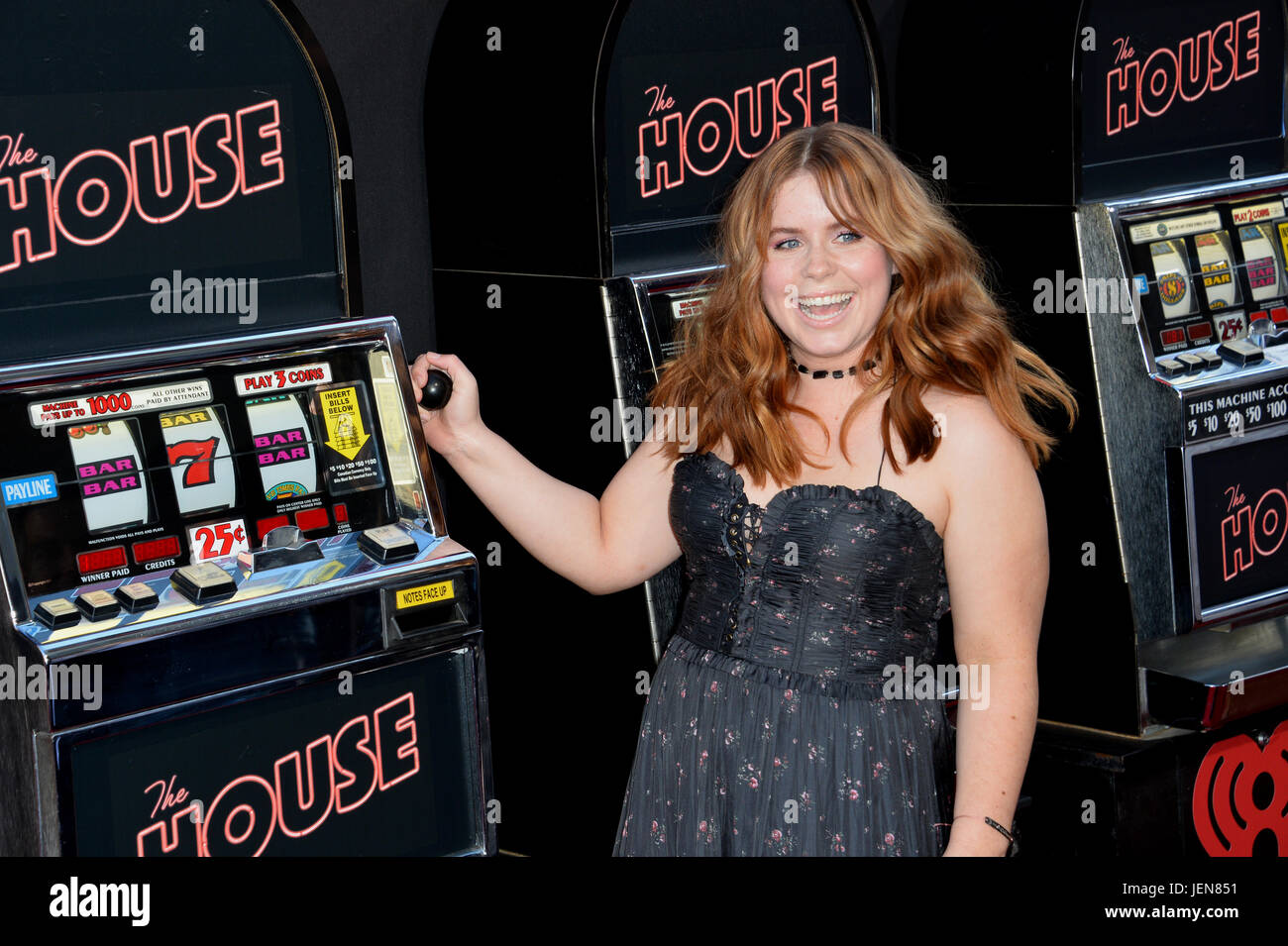 Los Angeles, USA. 26th June, 2017. LOS ANGELES, CA. June 26, 2017: Jessie Ennis at the Los Angeles premiere for 'The House' at the TCL Chinese Theatre Picture Credit: Sarah Stewart/Alamy Live News Stock Photo