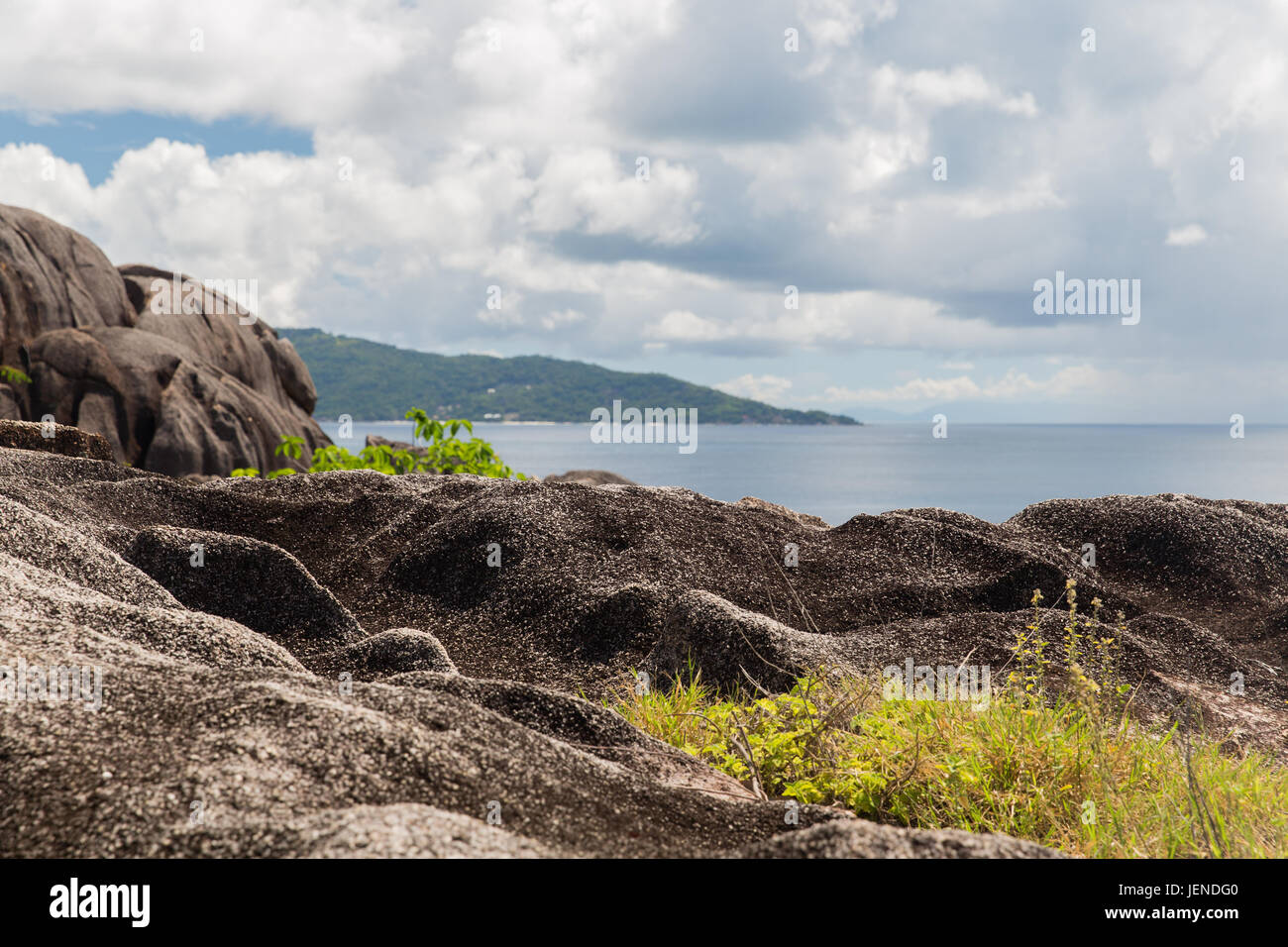 Indian ocean island cloudy hi-res stock photography and images - Alamy
