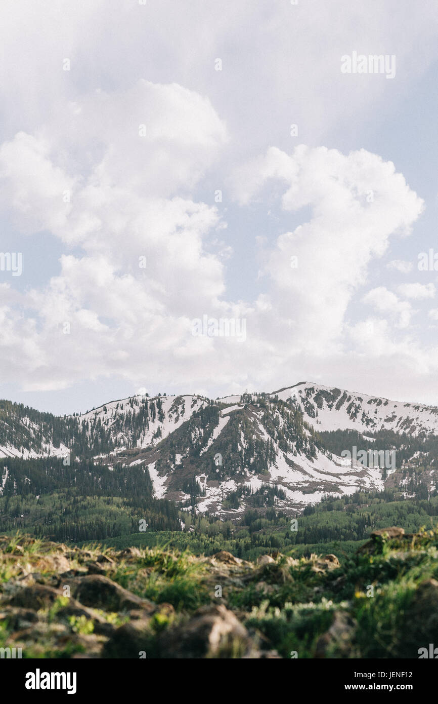 Wasatch Mountains, Utah, United States Stock Photo Alamy