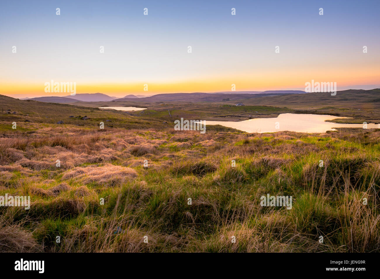 Mountains near Oughterard, Co. Galway Stock Photo Alamy