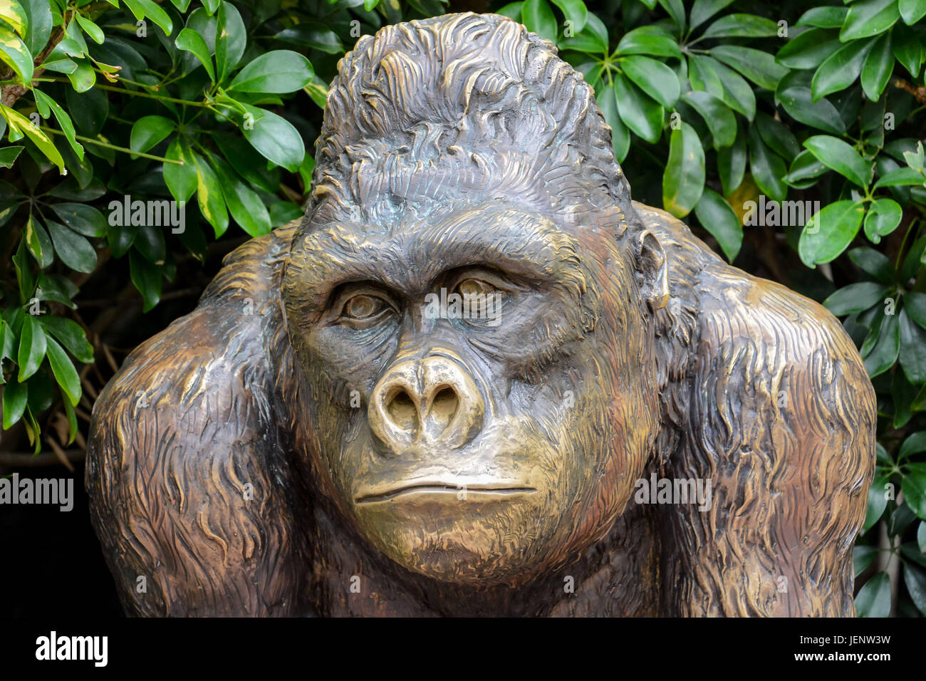 Gorilla statue hi-res stock photography and images - Alamy