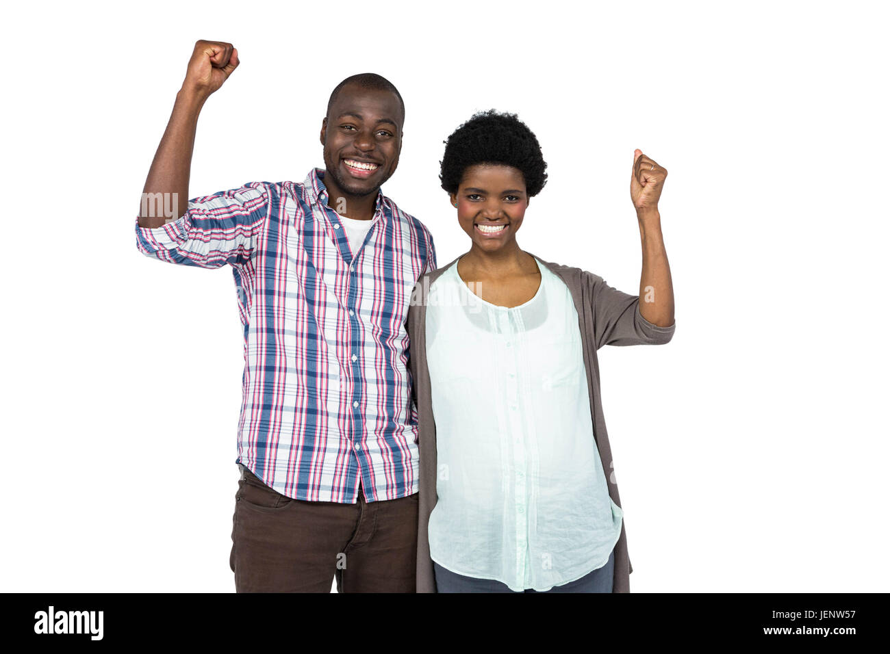 Happy couple expecting a baby Stock Photo - Alamy