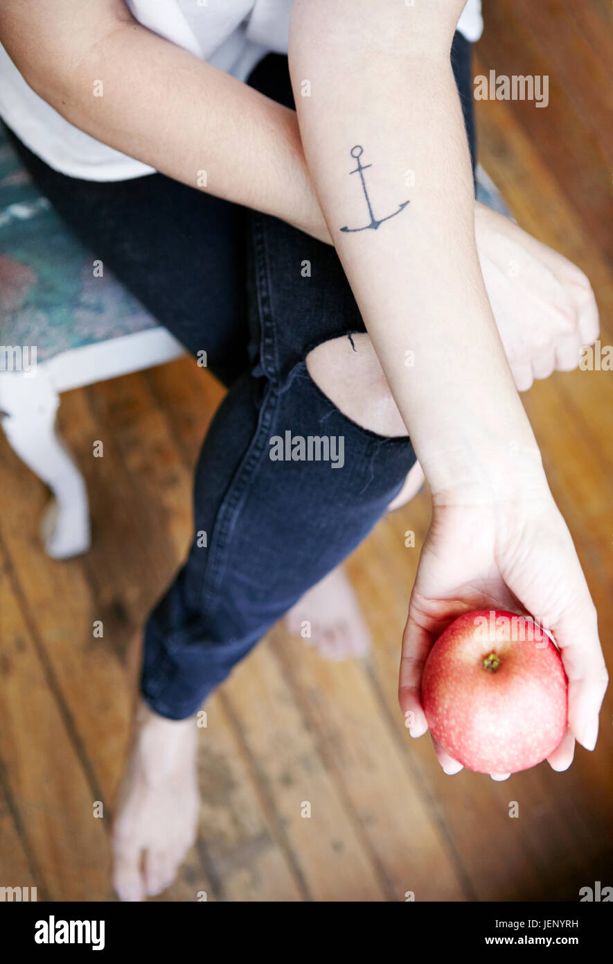 Anchor arm tattoo hi-res stock photography and images - Alamy