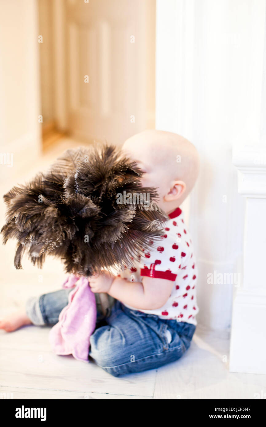 Baby feather duster hires stock photography and images Alamy
