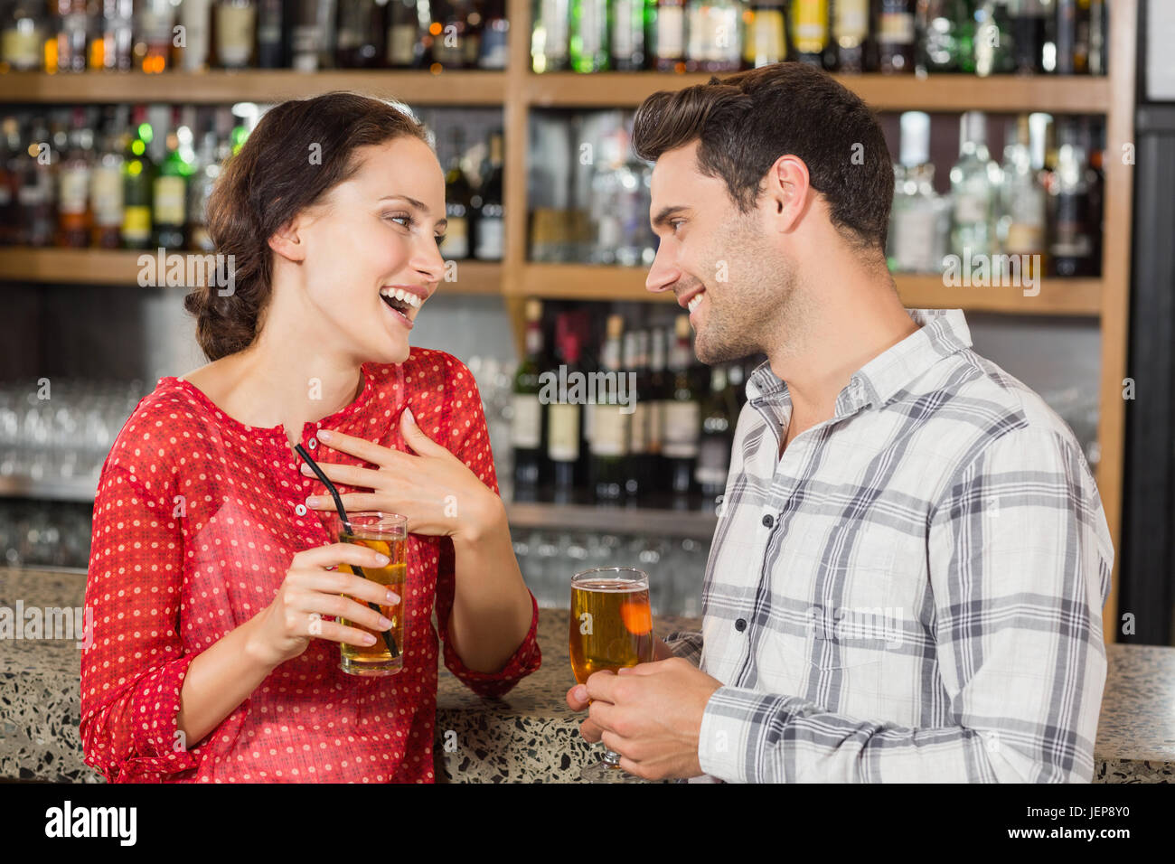 Couple facing each other hi-res stock photography and images - Alamy