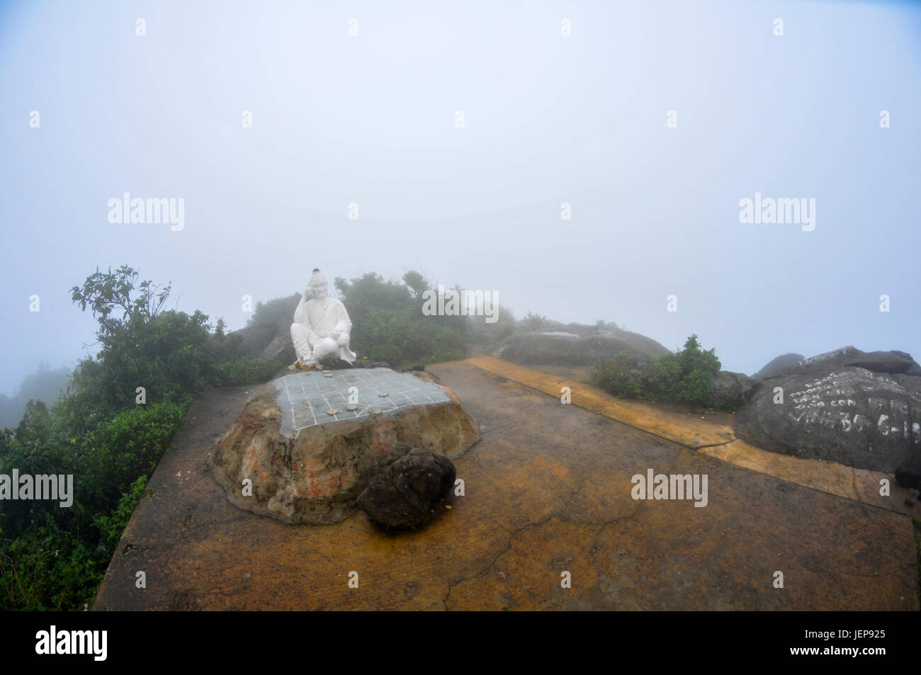 Moutain peak in Son Tra moutain central Vietnam Stock Photo