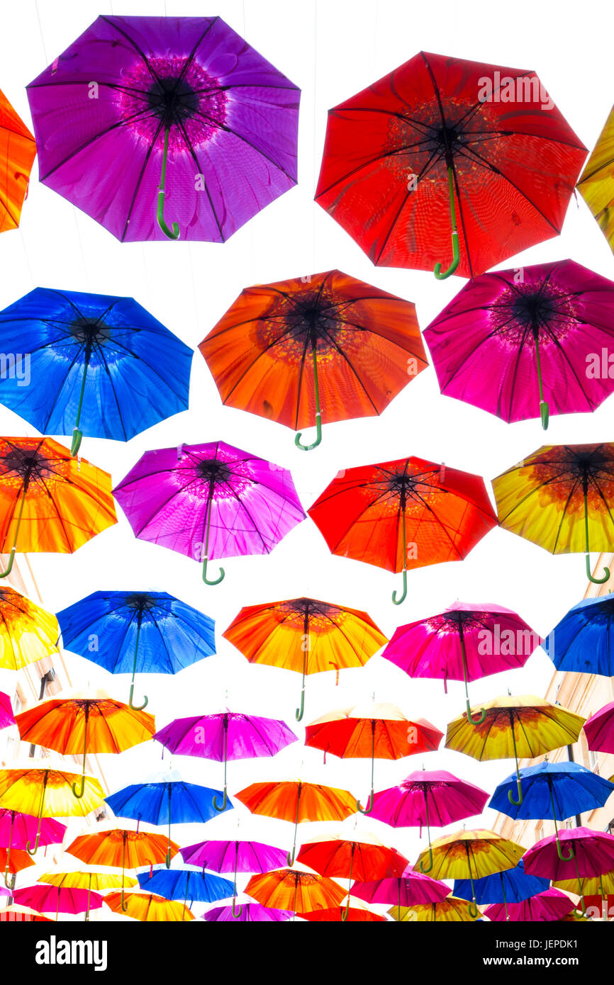 Multiple Umbrellas Stock Photos & Multiple Umbrellas Stock Images - Alamy