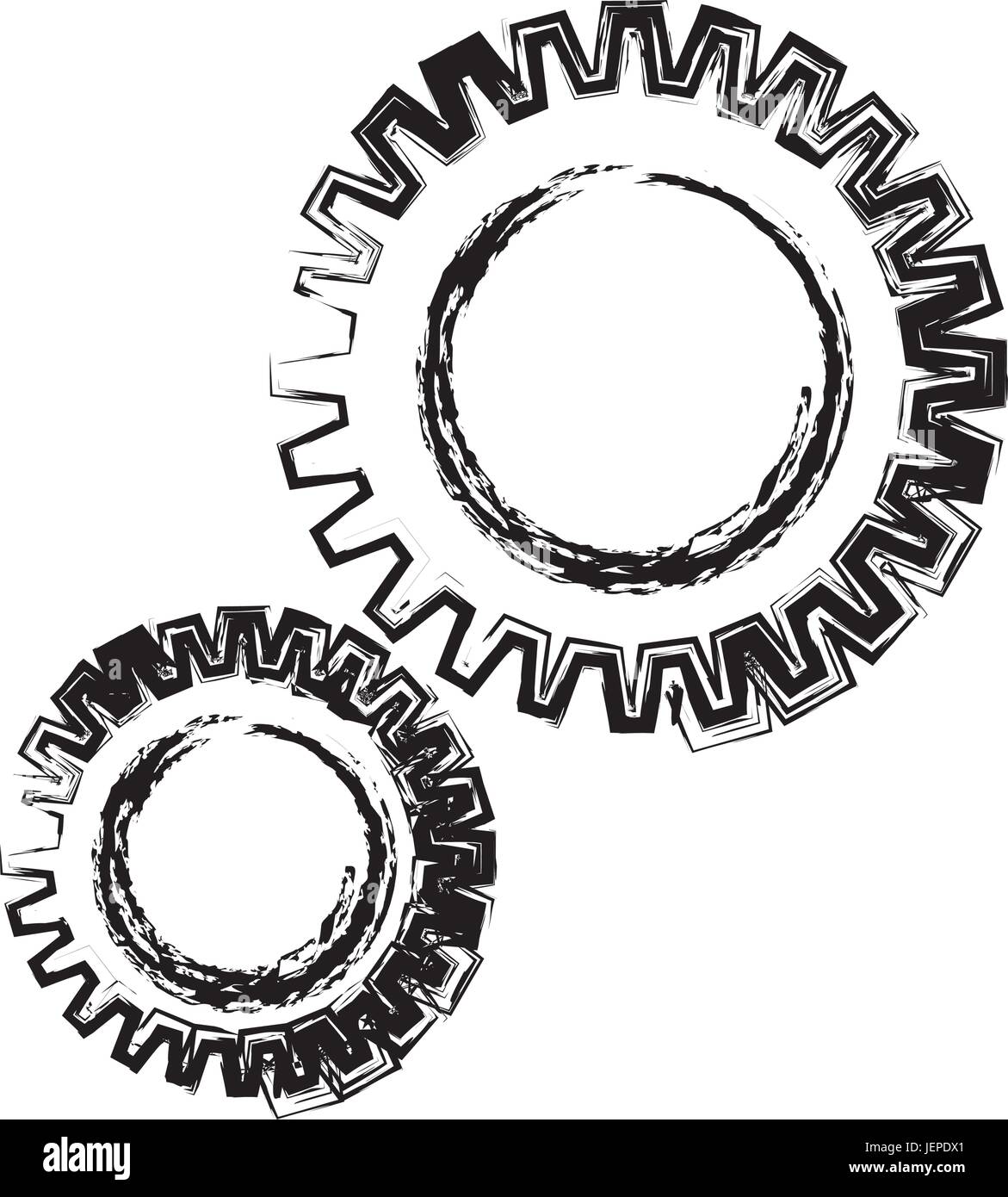 gears wheels icon Stock Vector Image & Art Alamy