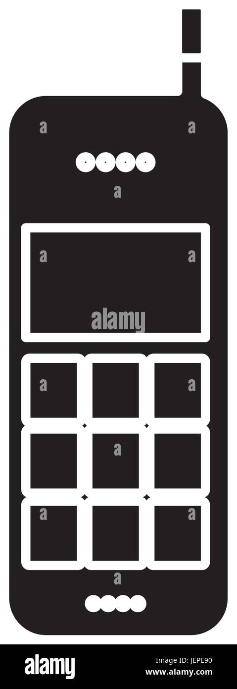 retro phone icon Stock Vector Image & Art - Alamy