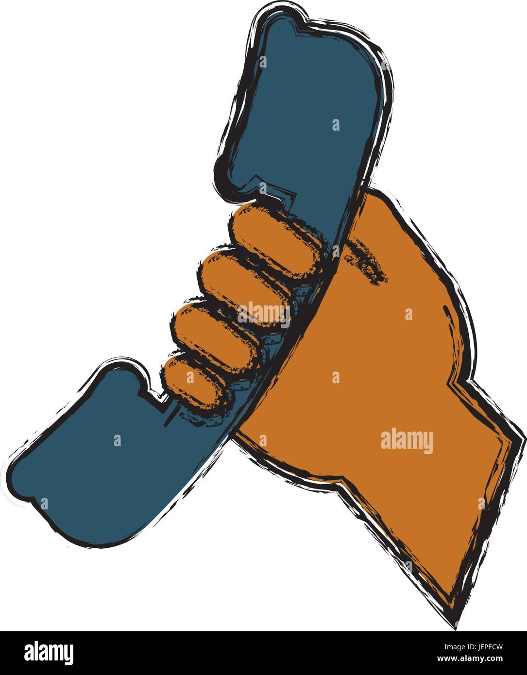 handset phone icon Stock Vector Image & Art - Alamy