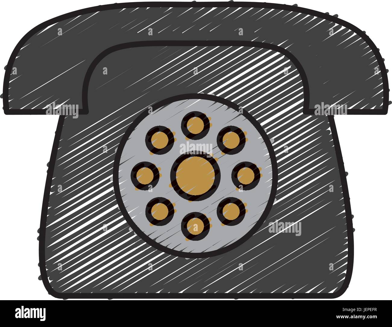 retro phone icon Stock Vector Image & Art - Alamy