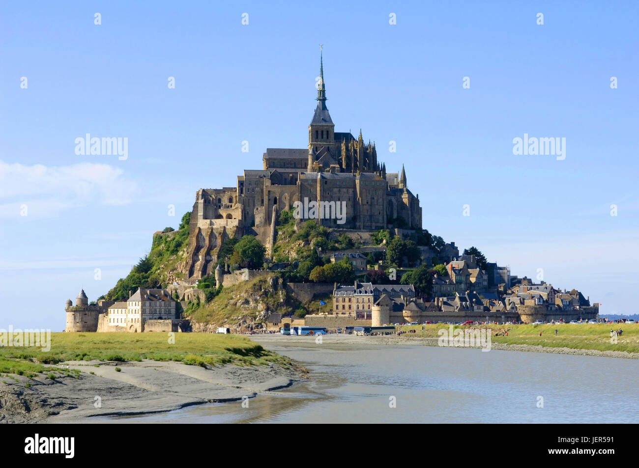 Le Mont St. Michel, Normandy, France, Le Mont St.Michel, Normandie, Frankreich Stock Photo