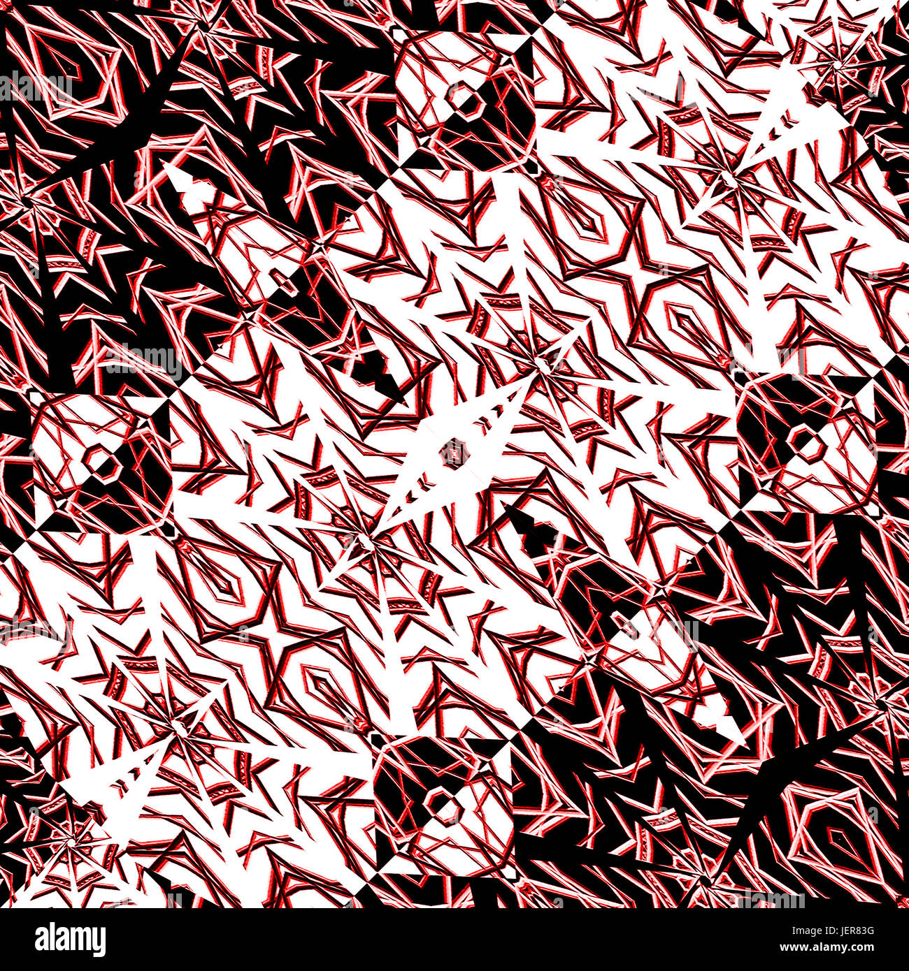 Intricate pattern of colored shapes hi-res stock photography and images ...