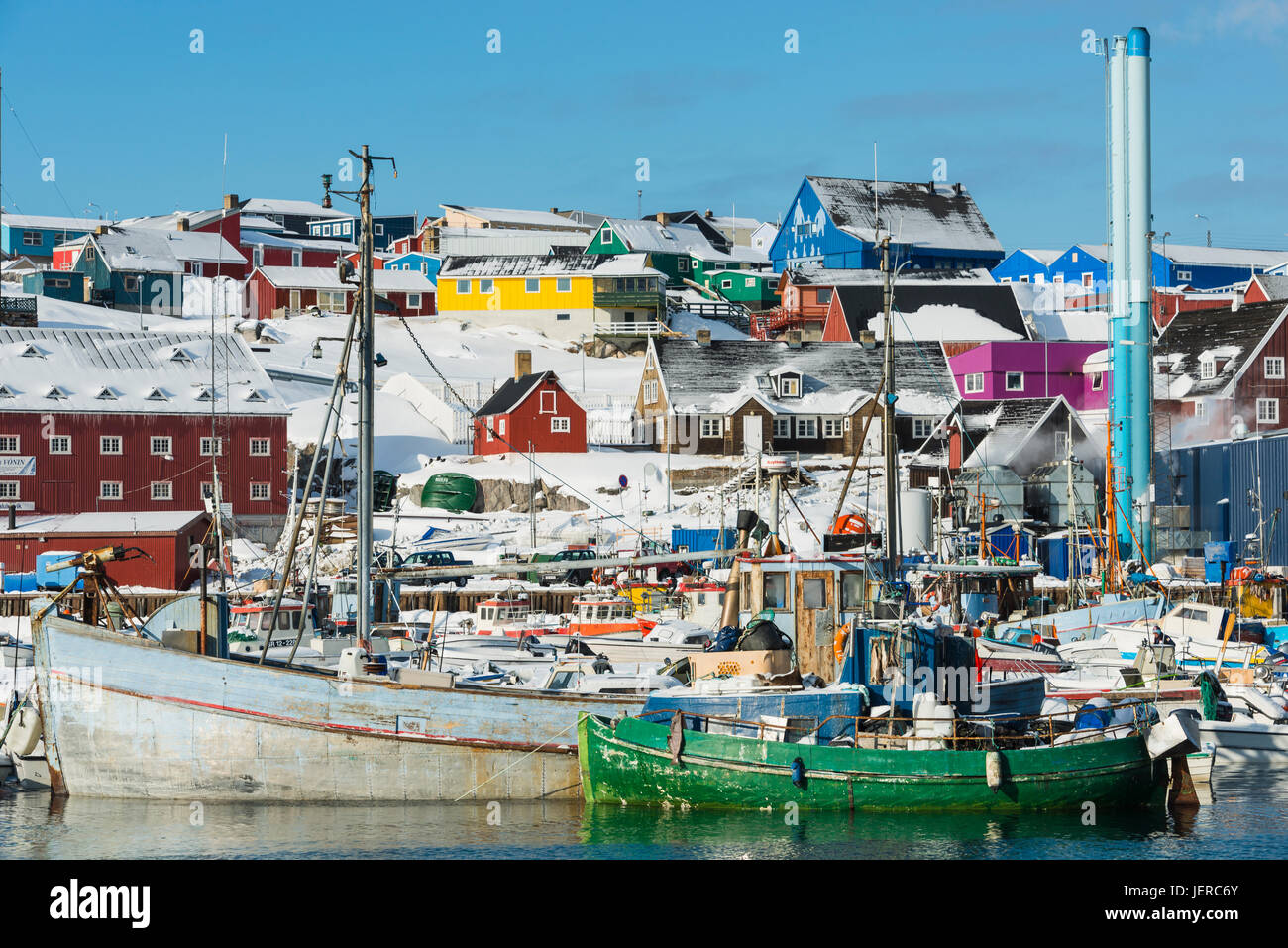 Boats in harbor Stock Photo - Alamy