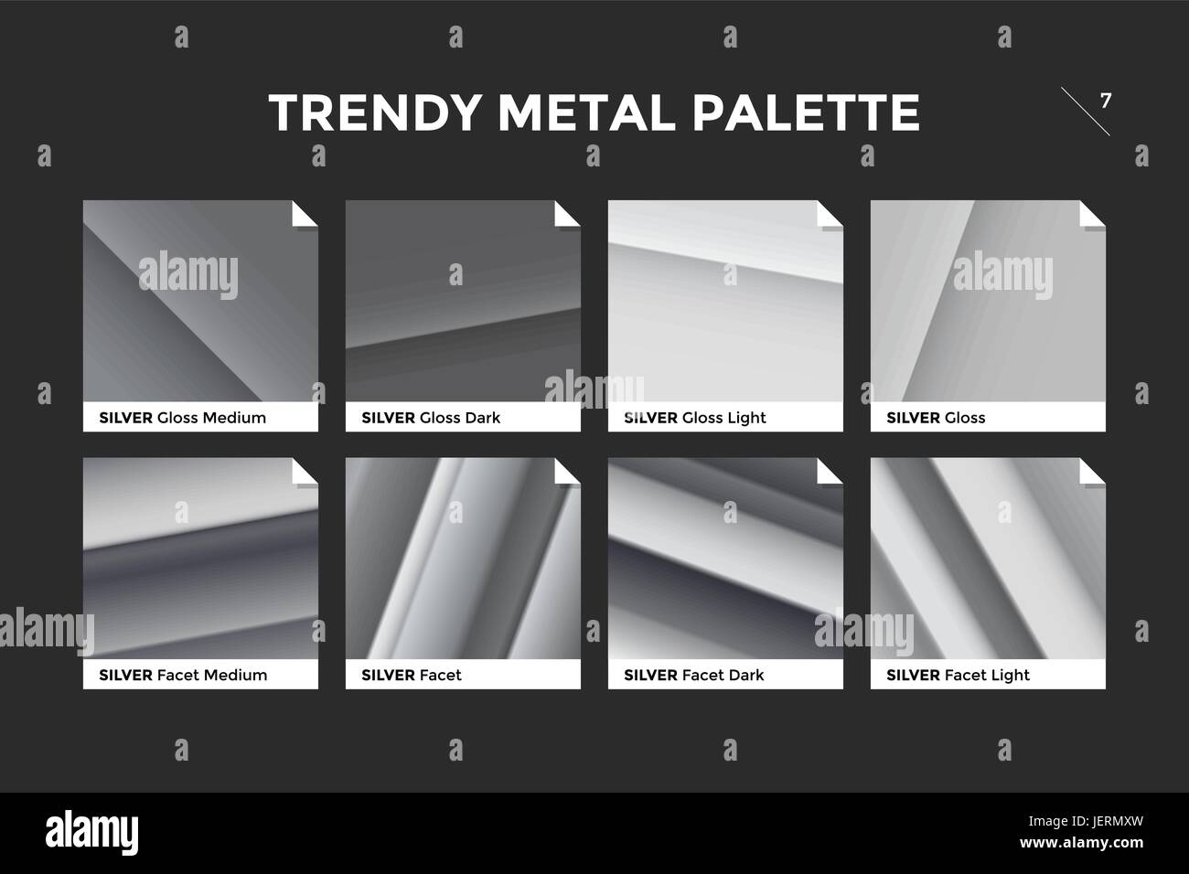 Silver glitter polish Stock Vector Images - Alamy