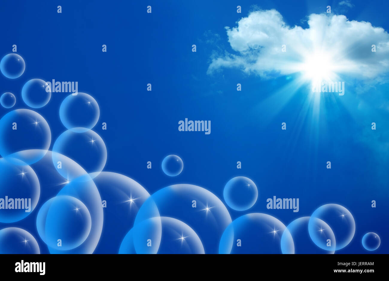 background image of abstract bubbles floating in air Stock Photo Alamy