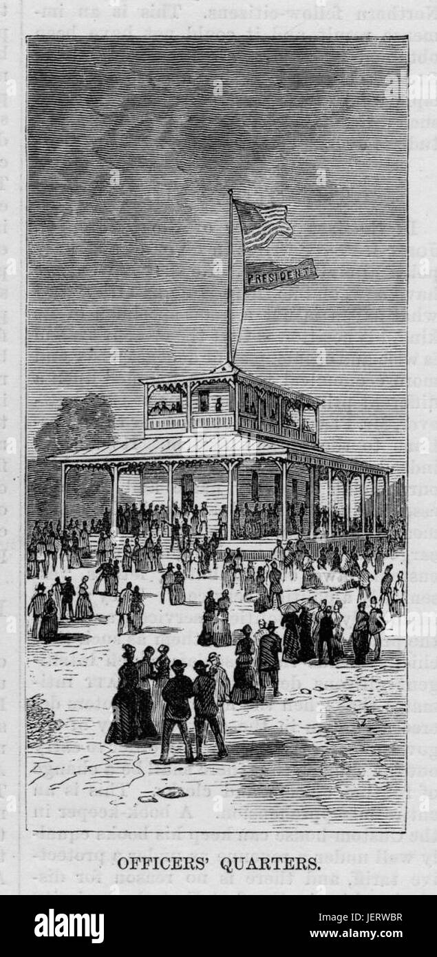 Virginia State Agricultural Fair at Richmond Visit of President Hayes Officers' Quarters