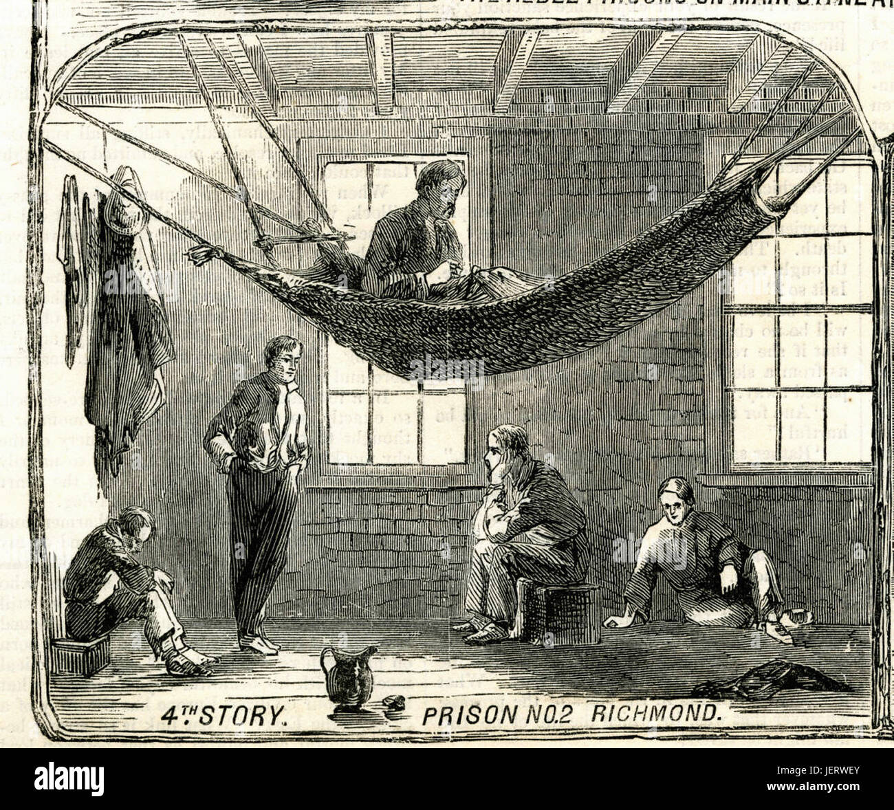 Prison and jailers at Richmond; 4th Story, Prison No. 2, Richmond Stock