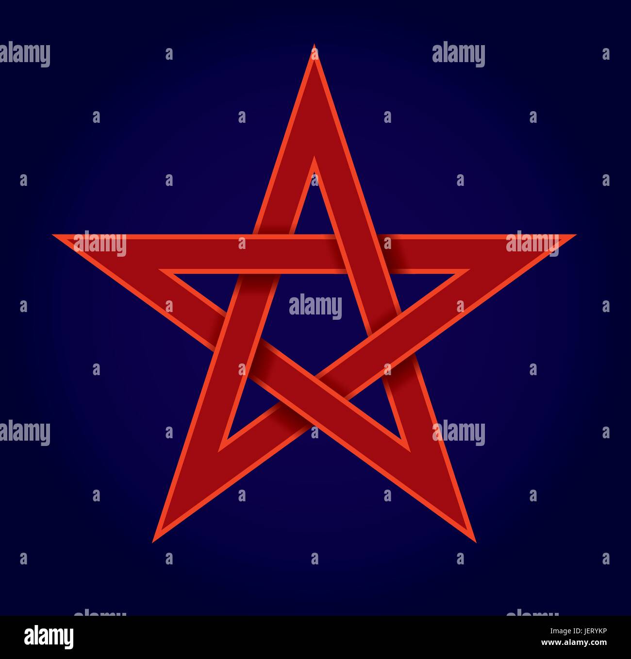 five, geometry, magic, pentacle, pentagram, star, pictogram, symbol, Stock Vector