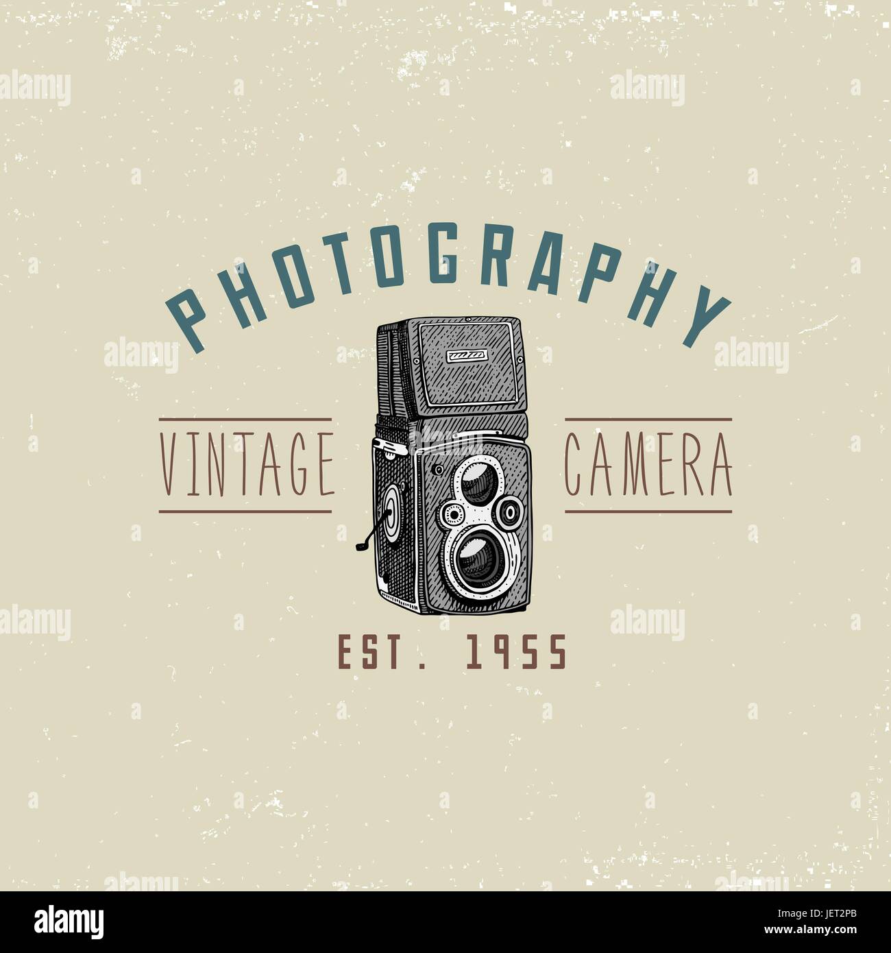 Photo Logo Emblem Or Label Video Film Movie Camera From