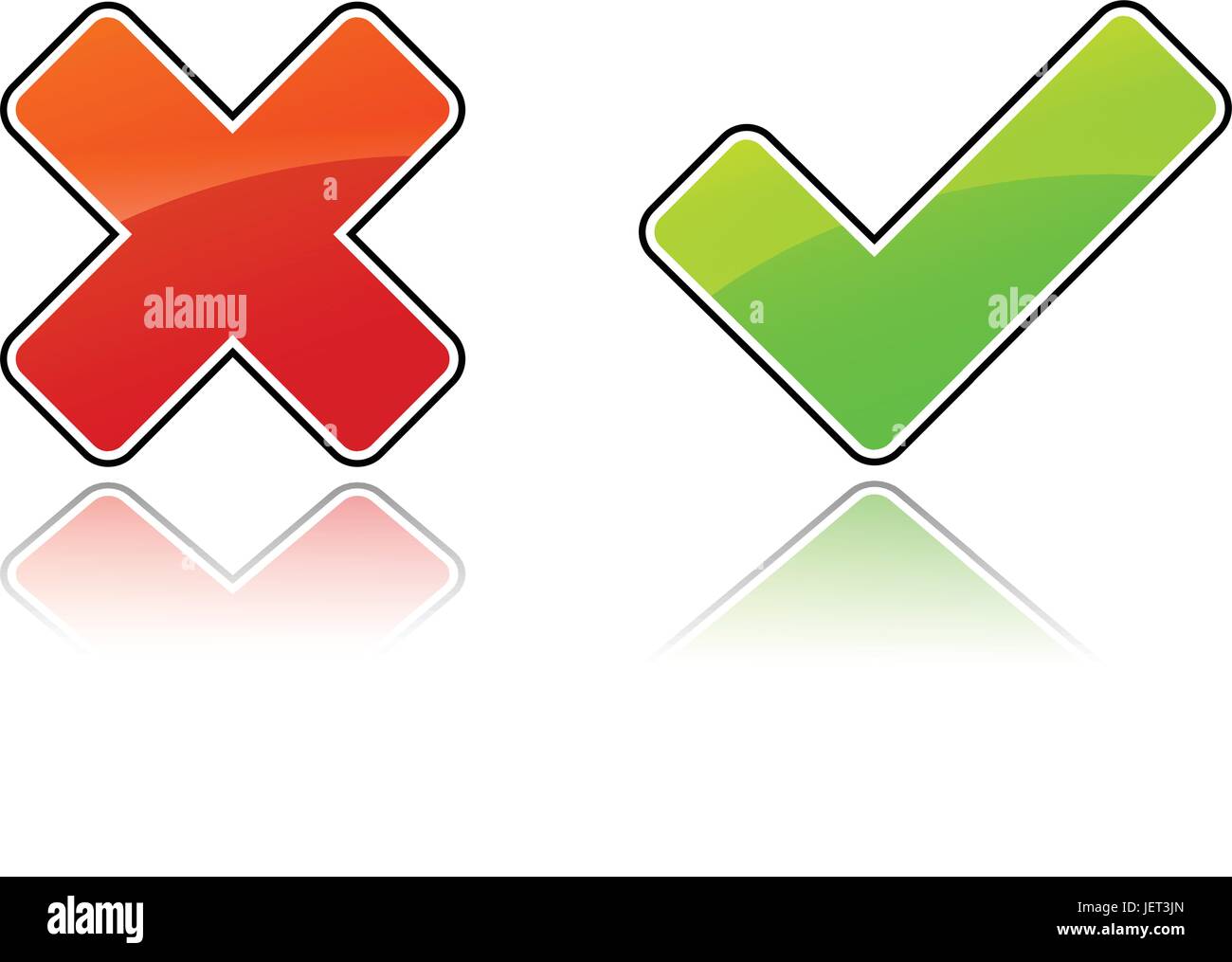 Bright green checkmark icon Stock Vector Images - Alamy