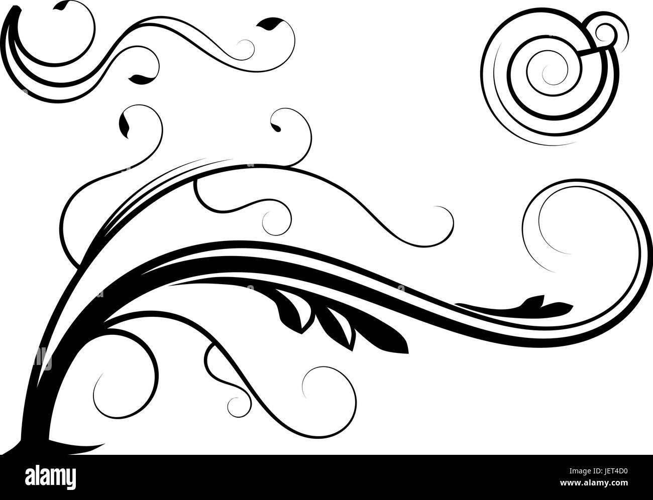 floral design,line art Stock Vector Image & Art Alamy