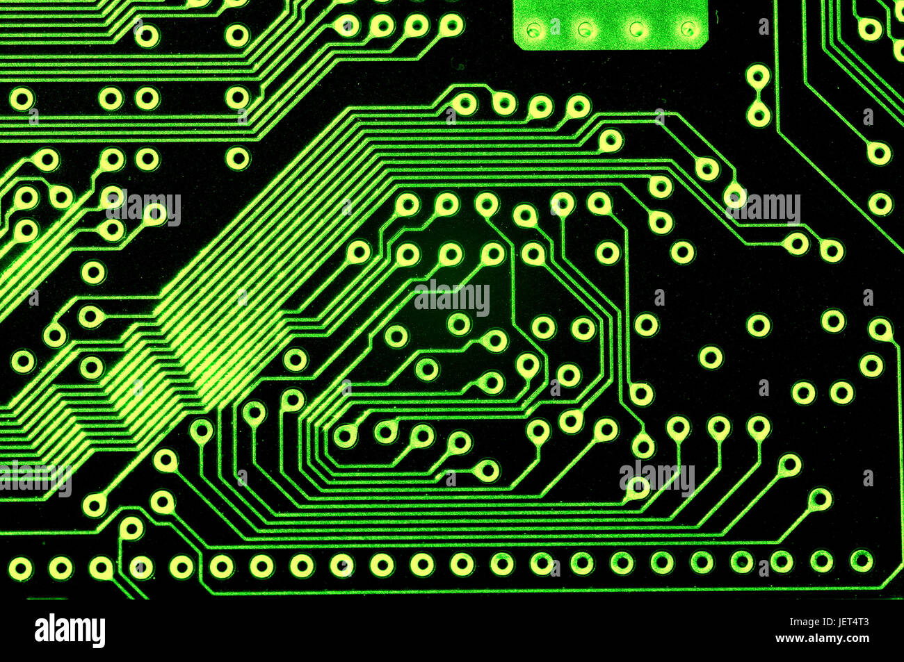 Electronic circuits of a computer Stock Photo Alamy
