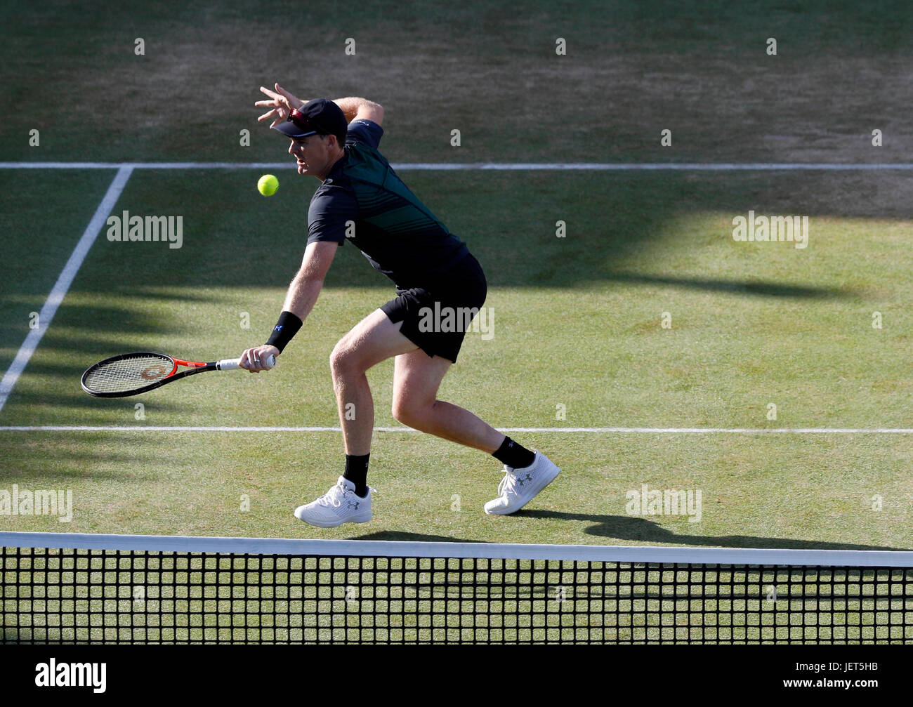 Britain's Jamie Murray during the doubles final at Queen's Club at the