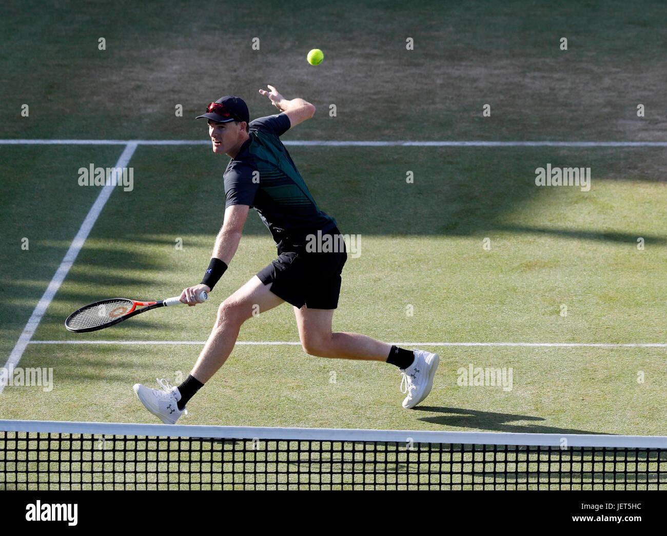 Britain's Jamie Murray during the doubles final at Queen's Club at the Aegon Championships in London 2017 Stock Photo