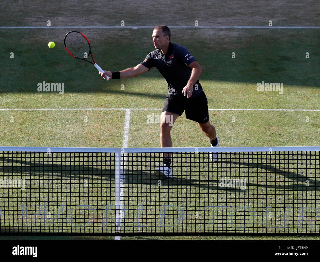 Brazilian tennis player Bruno Soares during the doubles final at Queen's Club at the Aegon Championships in London 2017 Stock Photo