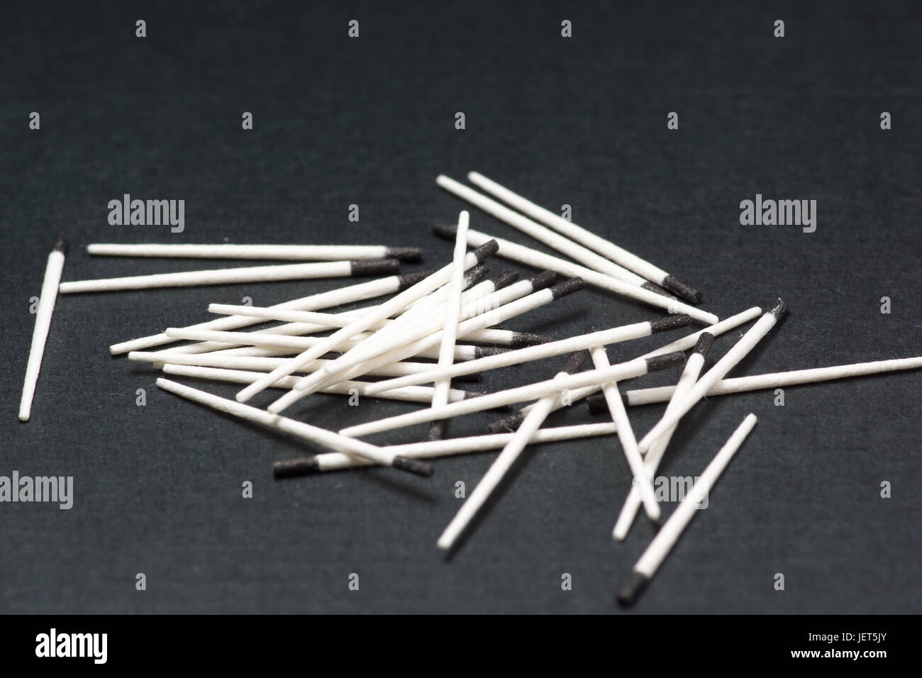 Dental paper pins are necessary for drying the dental canals Stock Photo